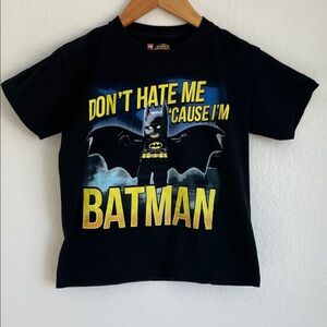 LEGO & DC COMICS Black Batman Graphic T-Shirt • Large